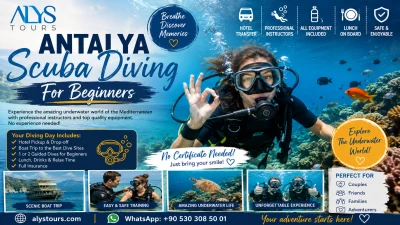 Antalya’da Yeni Başlayanlar İçin Kolay Scuba Dalışı