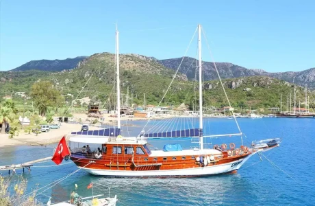 Günübirlik Tekne'de Yüzme Molalı Ayvalık Koyları Cunda Turu
