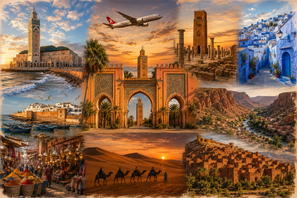 Fas Krallığı ve Mistik Şehirler 4 Gece - THY ile (2026 İlkbahar Dönemi)