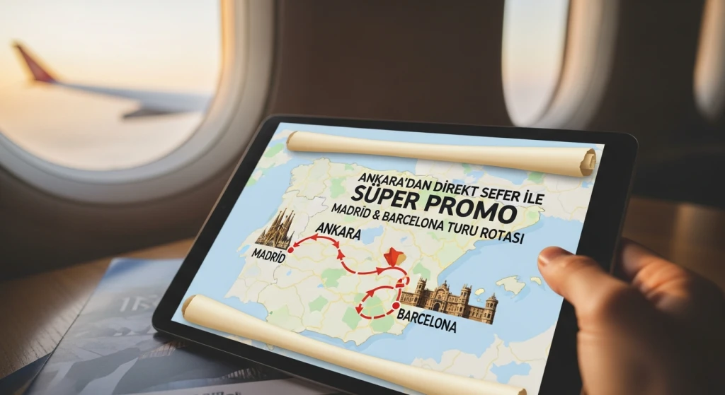 Ankara’dan Direkt Sefer ile Süper Promo Madrid & Barcelona Turu Rotası