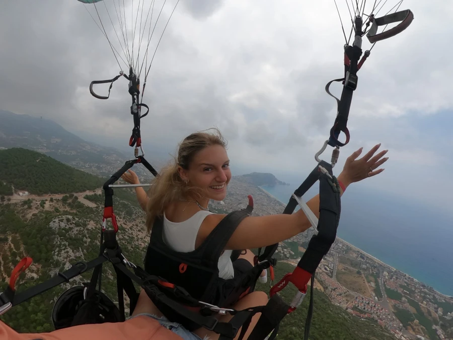 Alanya Tandem Paragliding Tour with Hotel Transfers