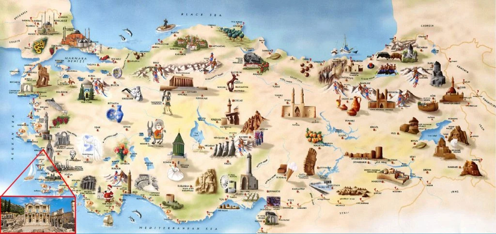 Location of Ephesus