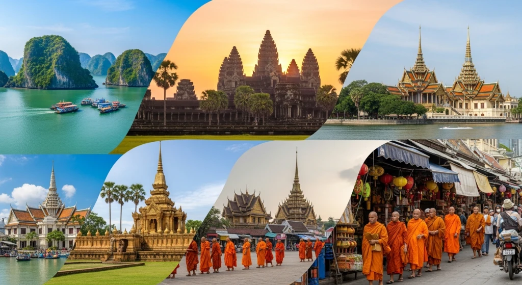 Dolu Dolu Vietnam & Kamboçya & Laos ve Tayland Turu Rotası (Kapalı Grup)
