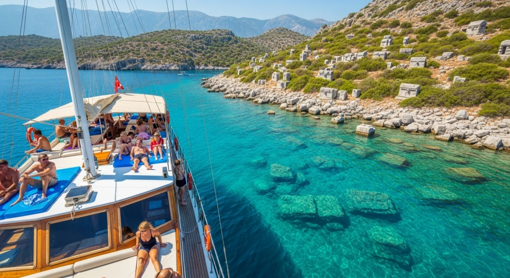 Tam Gün Kekova Tekne Turu Transfersiz