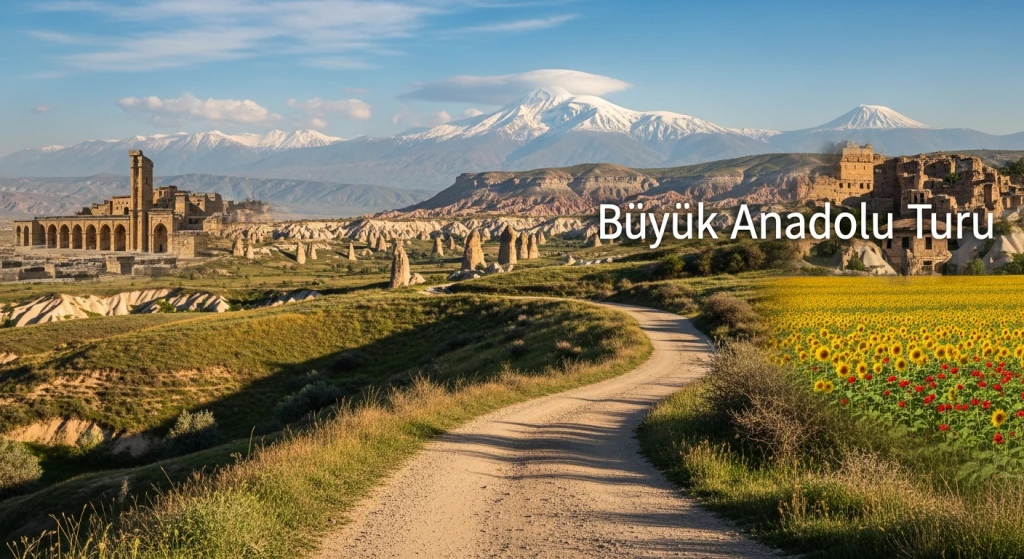 Büyük Anadolu Turu keşif dolu bir yolculuk sunar, farklı şehirler, eşsiz manzaralar ve zengin kültürel duraklarla unutulmaz bir deneyim oluşturur