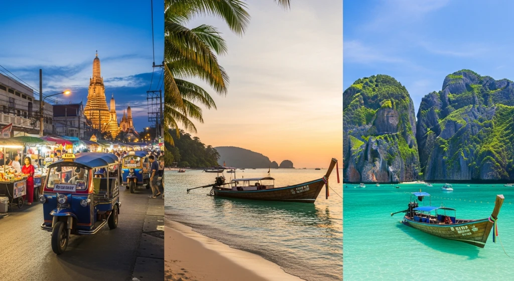 Yılbaşı Özel Bangkok & Phuket & Phi Phi Adalar Turu Rotası