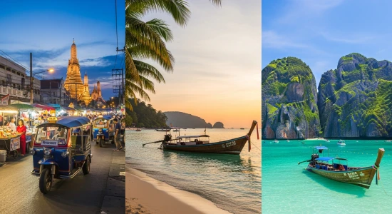 Yılbaşı Özel Bangkok & Phuket & Phi Phi Adalar Turu Rotası