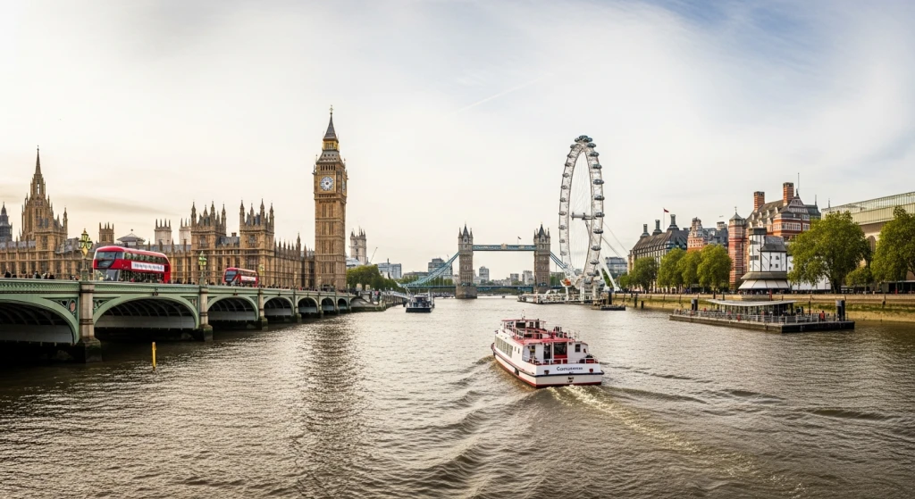 Süper Promo Thames’in İki Yakası Londra Turu Rotası