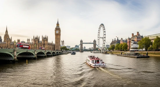 Süper Promo Thames’in İki Yakası Londra Turu Rotası