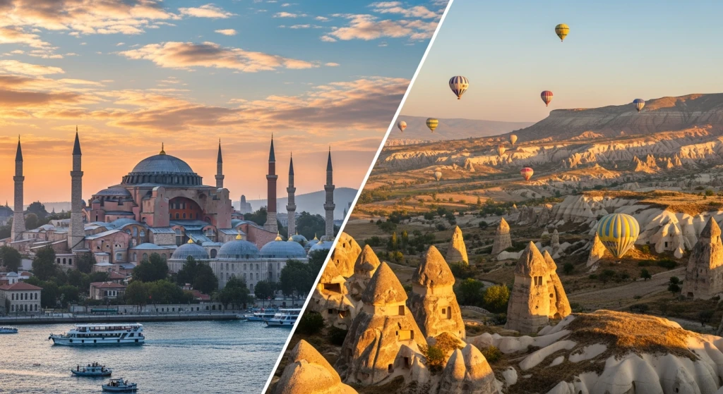 4 Nächte 5 Tage in der Türkei: Private Istanbul- und Kappadokien-Erlebnisse