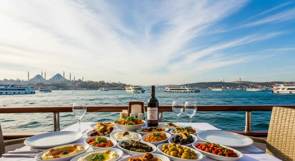 İstanbul Boğazı Öğle Yemeği Tekne Turu Rehberi: Manzaralar, İçecekler ve Öne Çıkanlar