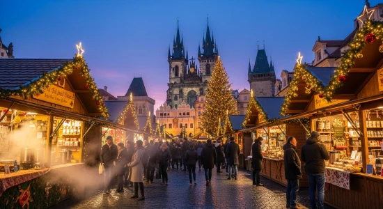Bohemya'nın Işıltısı Prag Noel Pazarları Turu / 4 Gece Konaklamalı / İstanbul Çıkışlı