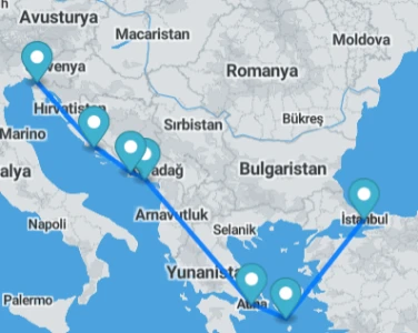 Seven Seas Voyager ile Ege ve Adriyatik Turu (7 Gece 8 Gün) 03 Kasım 2026