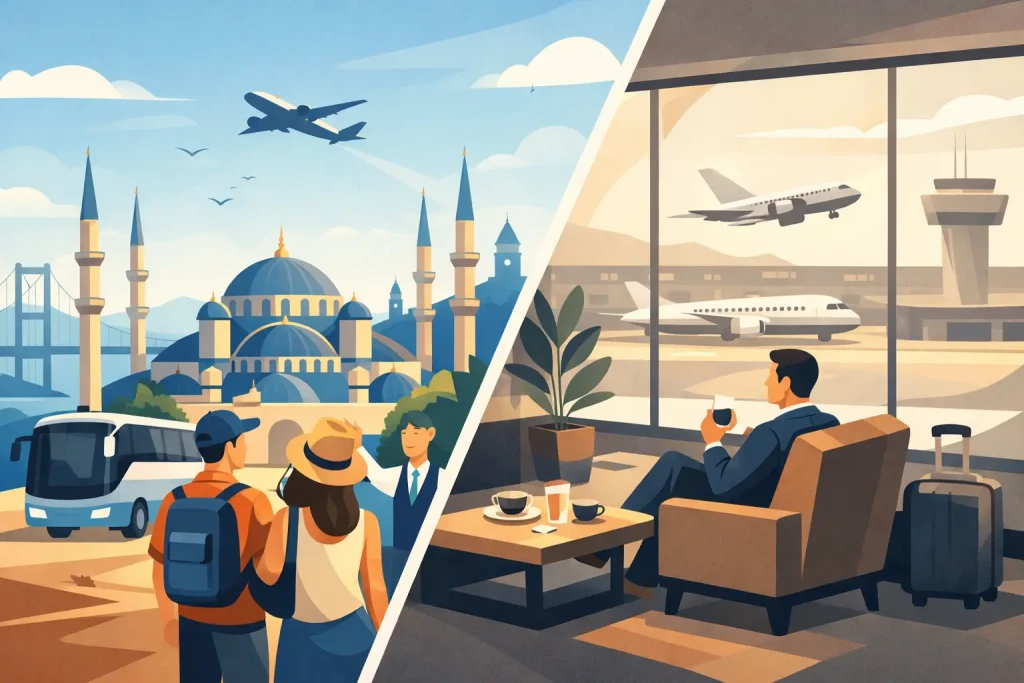 Layover Tour Versus Airport Lounge for Istanbul