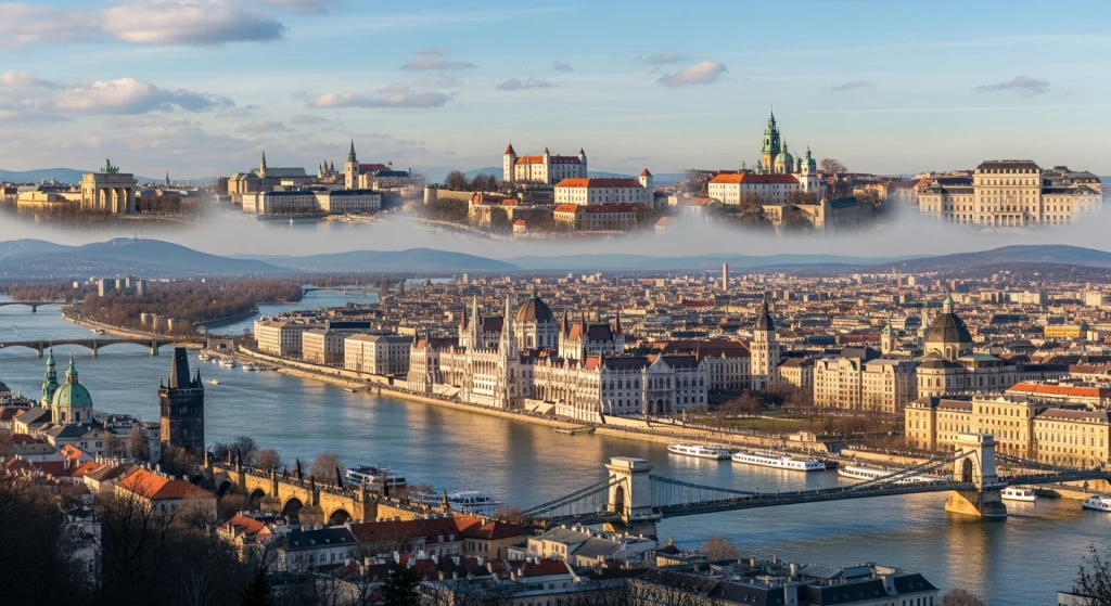 Super Promo Great Central Europe Tour Four Countries Seven Cities Route (BER-BUD)