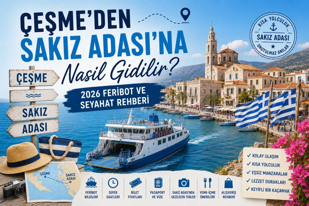 Çeşme'den Sakız Adası'na Nasıl Gidilir? 2026 Feribot ve Seyahat Rehberi