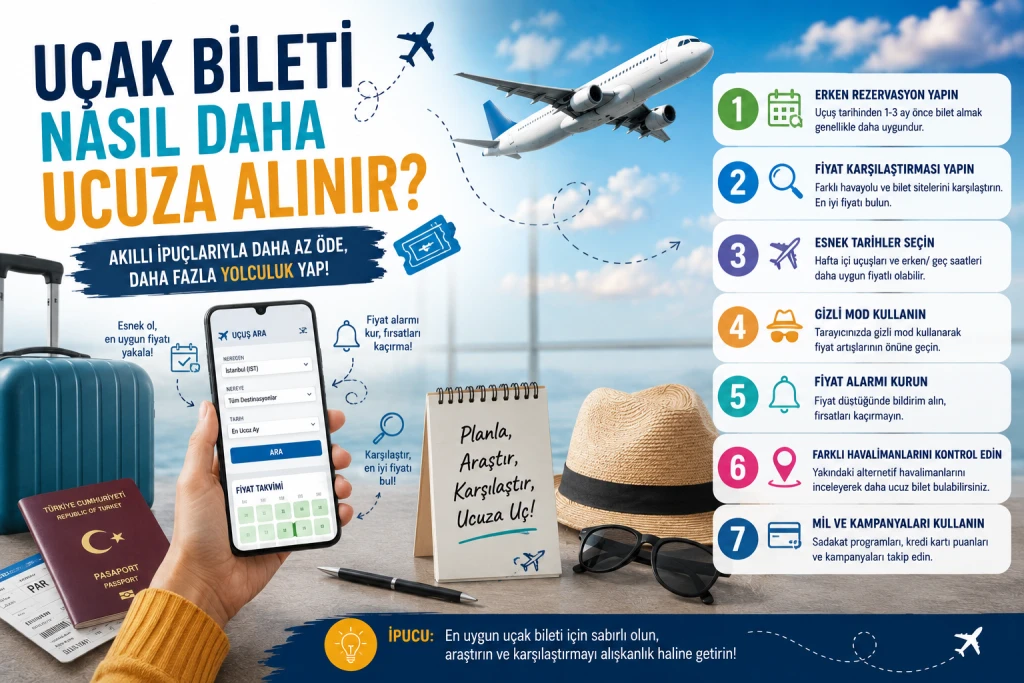 Uçak Bileti Nasıl Daha Ucuza Alınır?