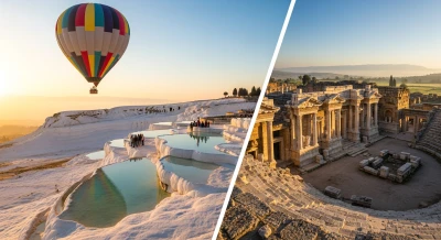 Side'den En İyi Günübirlik Turlar: Pamukkale ve Hierapolis, Balon Seçeneğiyle