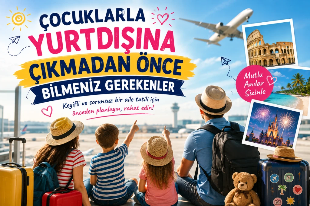 Çocuklarla Yurtdışına Çıkmadan Önce Bilmeniz Gerekenler