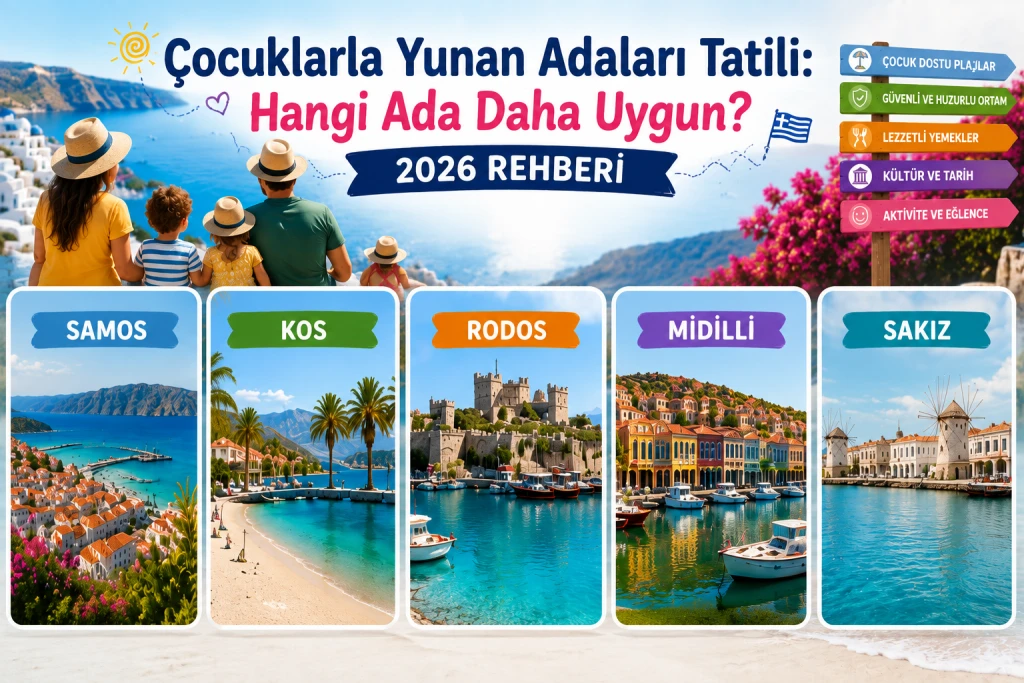 Çocuklarla Yunan Adaları Tatili: Hangi Ada Daha Uygun?