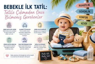 Bebekle İlk Tatil: Tatile Çıkmadan Önce Bilmeniz Gerekenler