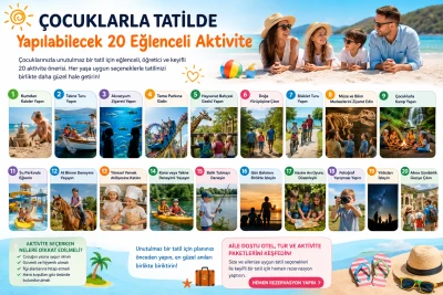 Çocuklarla Tatilde Yapılabilecek 20 Eğlenceli Aktivite