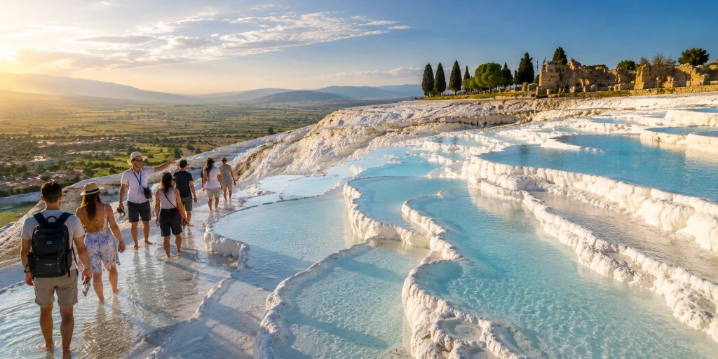 Pamukkale Day Tour from Kusadasi – Hierapolis & Travertines