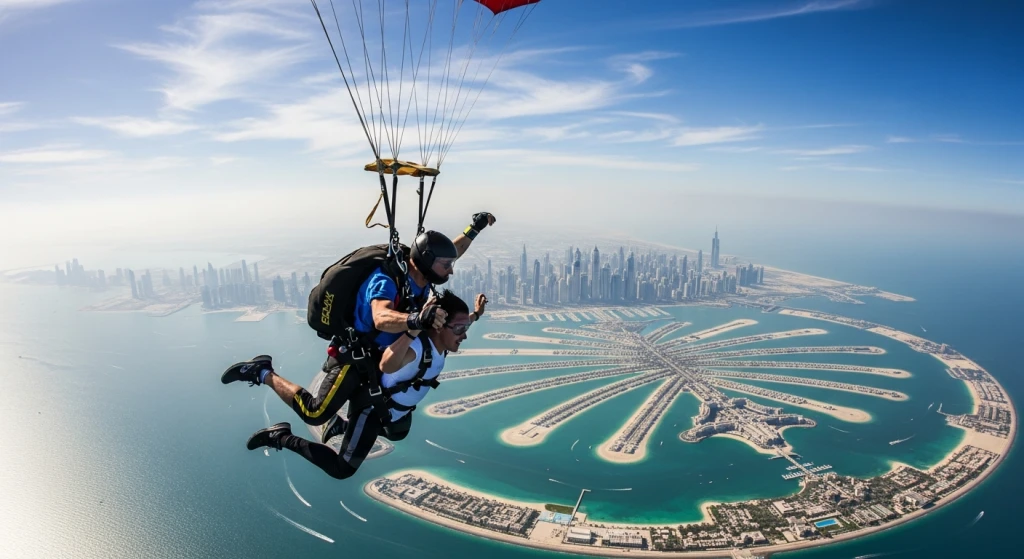 Dubai Skydive Paket Rehberi: Tandem Atlayış, Manzaralar ve Gezi Fikirleri