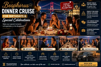 Bosphorus Dinner Cruise for Birthdays & Special Celebrations