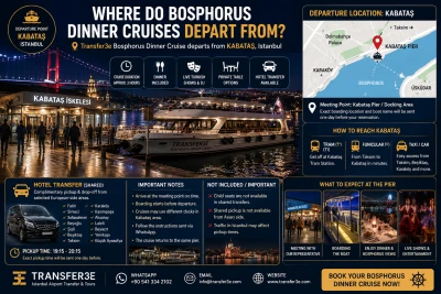 Where Do Bosphorus Dinner Cruises Depart From in Istanbul?