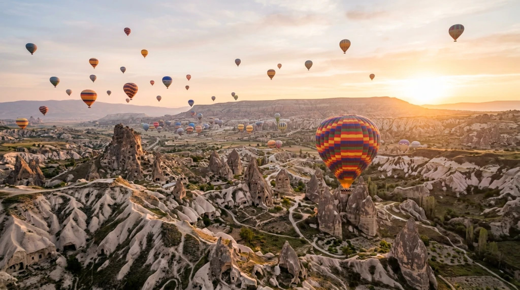 So wählen Sie eine Heißluftballonfahrt in Kappadokien aus: Qualität, Preis-Leistungs-Verhältnis und Aussicht
