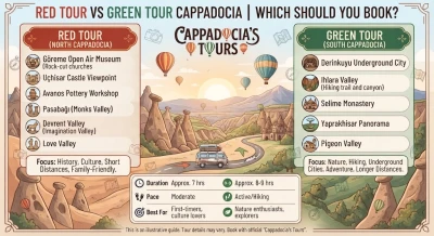 Red Tour vs Green Tour Cappadocia | Which Should You Book?