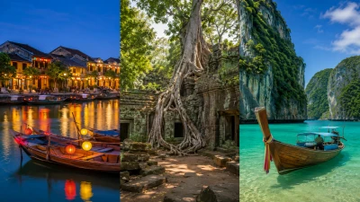 Dolu Dolu Vietnam & Kamboçya ve Tayland Turu Rotası