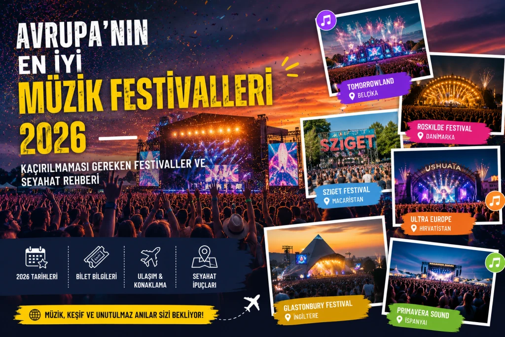 Avrupa’nın En İyi Müzik Festivalleri 2026: Kaçırılmaması Gereken Festivaller ve Seyahat Rehberi