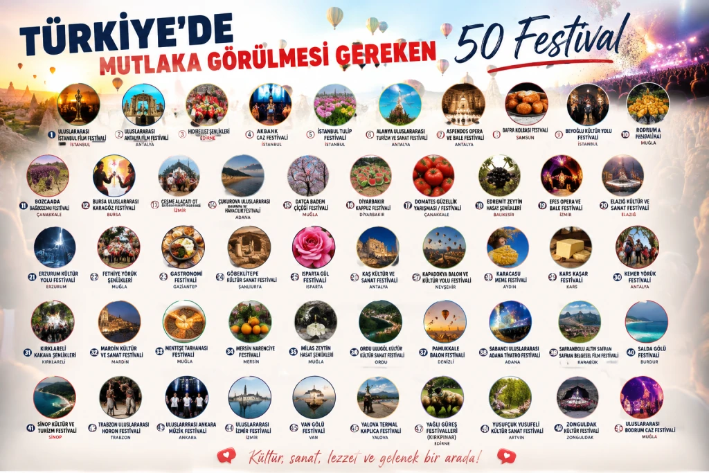 Türkiye’de Mutlaka Görülmesi Gereken 50 Festival