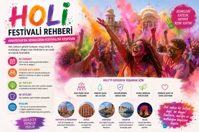 Holi Festivali Rehberi: Hindistan’da Renklerin Festivalini Keşfedin
