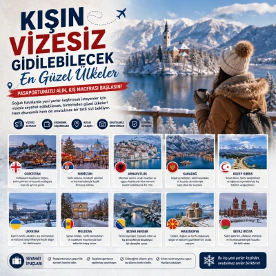 Kışın Vizesiz Gidilebilecek En Güzel Ülkeler