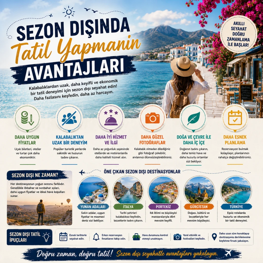 Vorteile eines Urlaubs außerhalb der Saison