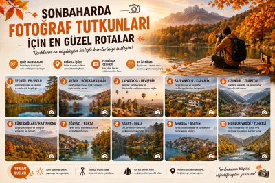 Sonbaharda Fotoğraf Tutkunları İçin En Güzel Rotalar
