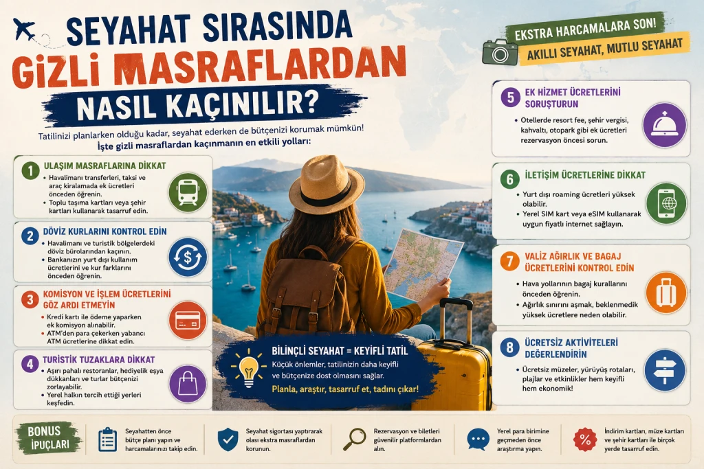 Seyahat Sırasında Gizli Masraflardan Nasıl Kaçınılır?