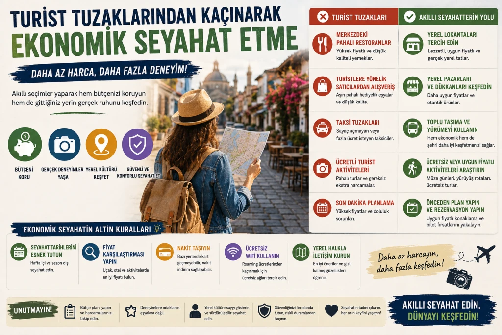 Turist Tuzaklarından Kaçınarak Ekonomik Seyahat Etme Rehberi