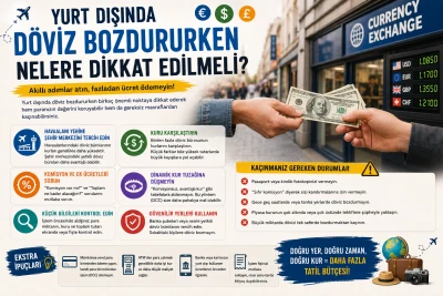 Yurt Dışında Döviz Bozdururken Nelere Dikkat Edilmeli?