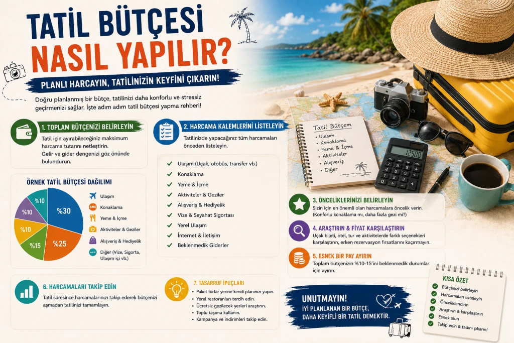 Tatil Bütçesi Nasıl Yapılır?