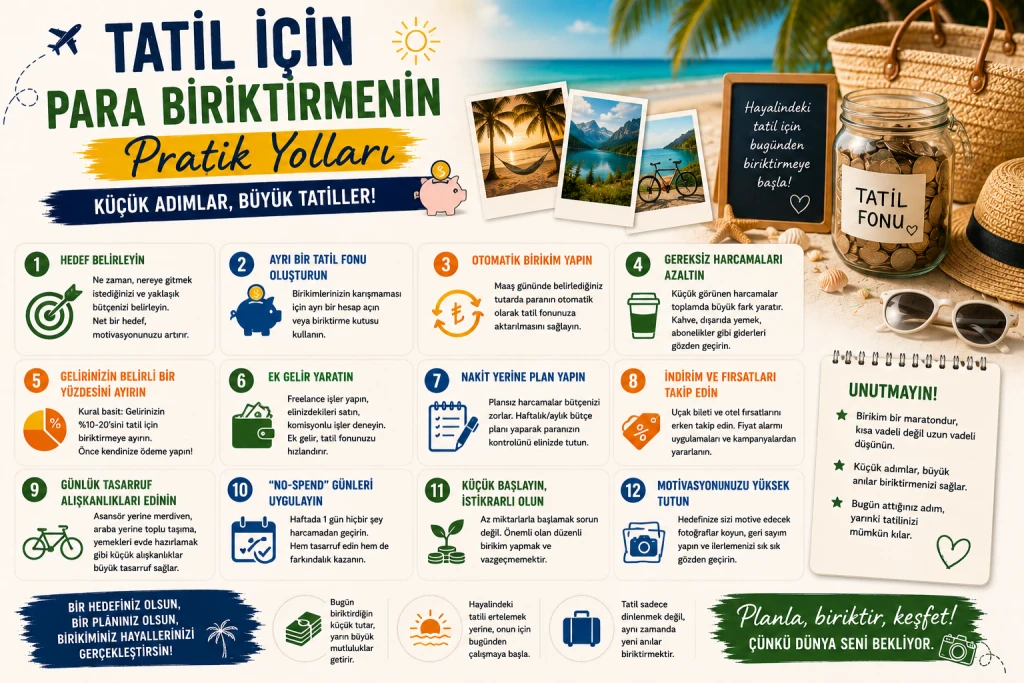 Formas prácticas de ahorrar dinero para unas vacaciones
