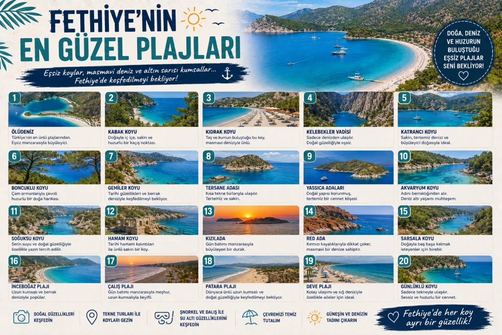 Fethiye’nin En Güzel Plajları