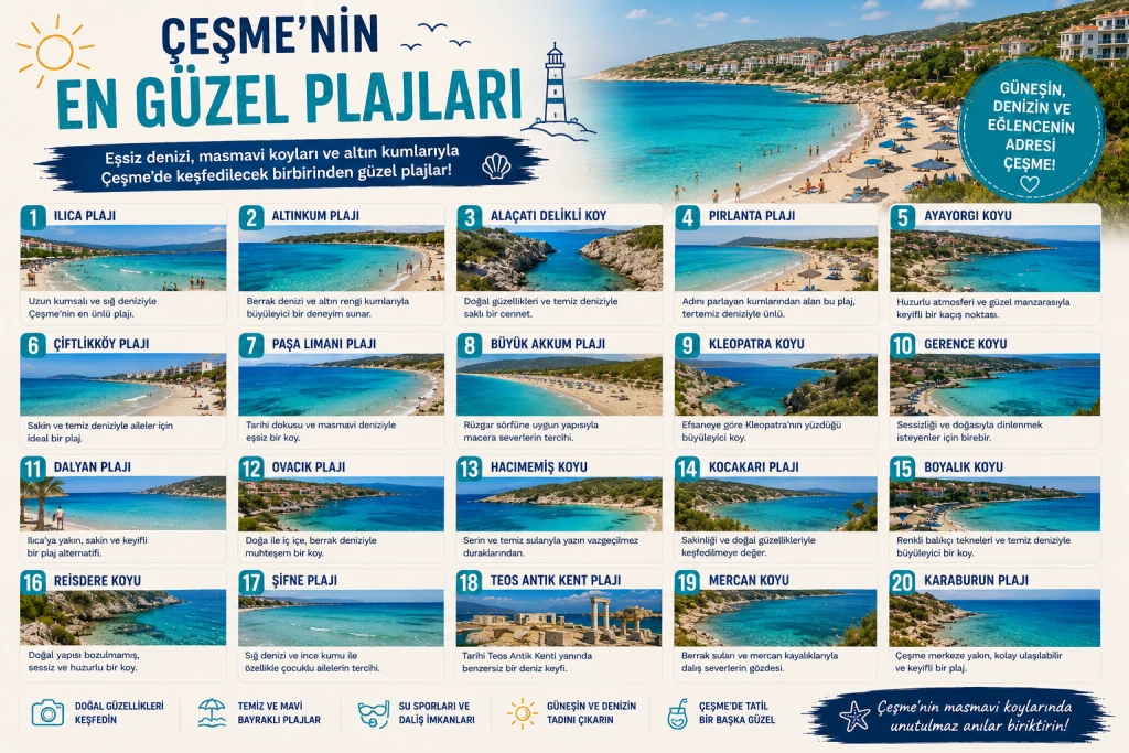 Çeşme’nin En Güzel Plajları