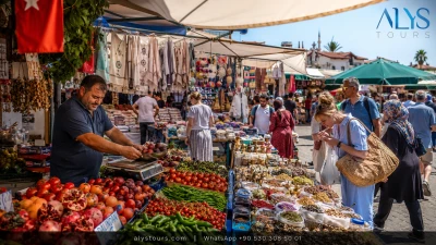 Manavgat 시장일 2026: 월요일 및 목요일 시내 바자회 가이드