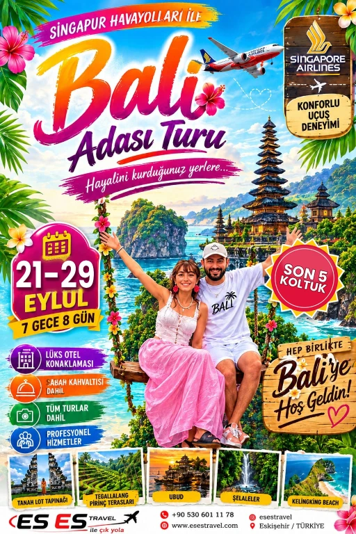 21 Eylül Bali  turu