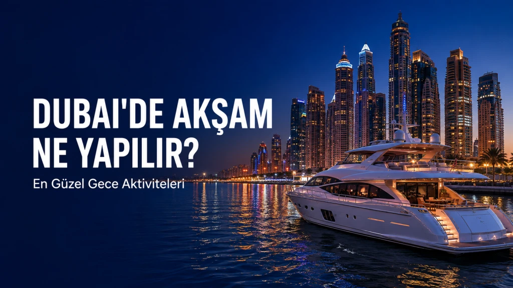 Dubai'de Akşam Ne Yapılır? En Güzel Gece Aktiviteleri