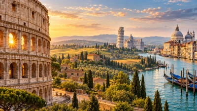 Dolu Dolu Klasik İtalya Turu Çizme Rotası